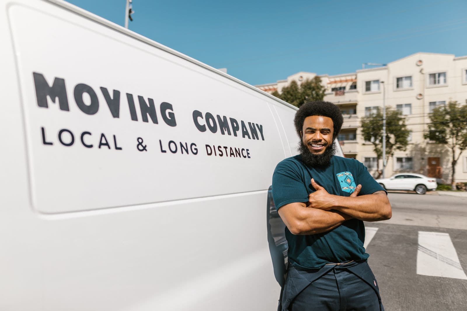 Accurate Packers & Movers crew loading a moving van